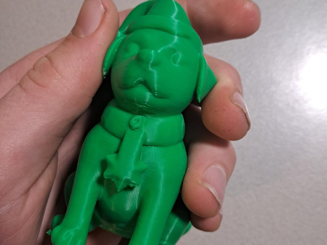 Christmas Dog Decoration  Santa Hat Puppy 3D Print