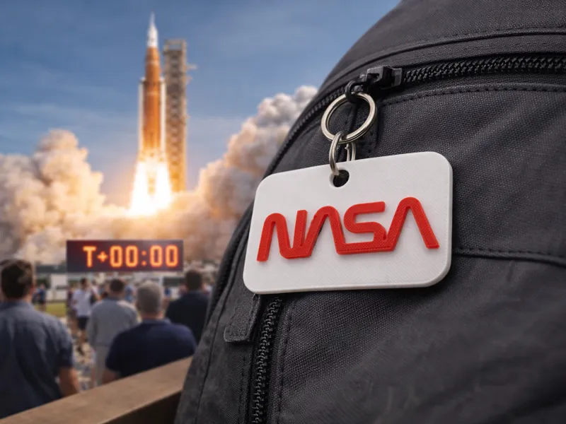 NASA keychain