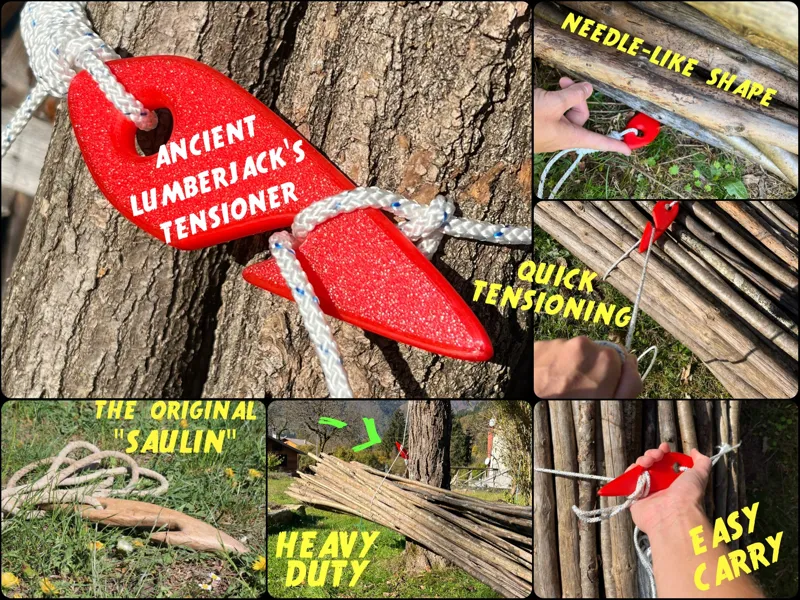 "SAULIN" HEAVY DUTY ROPE TENSIONER - ANCIENT TOOL