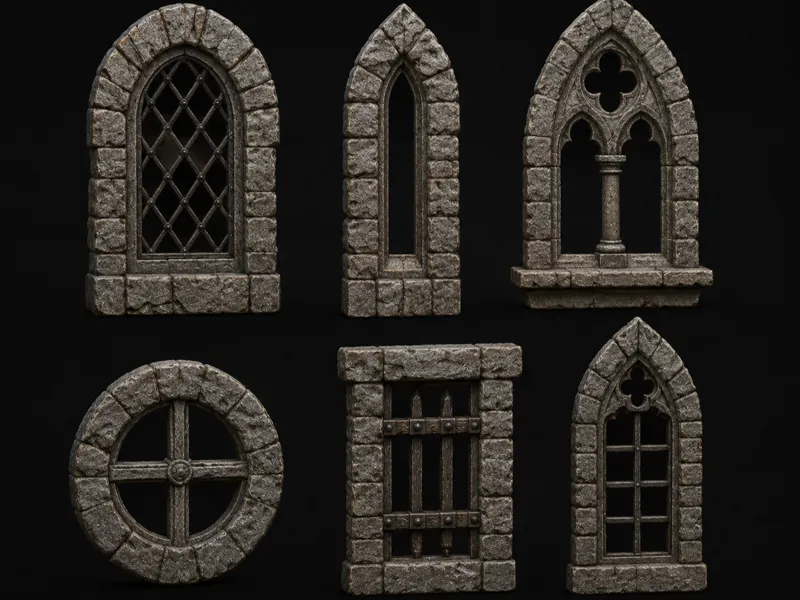 mid evil window greeble