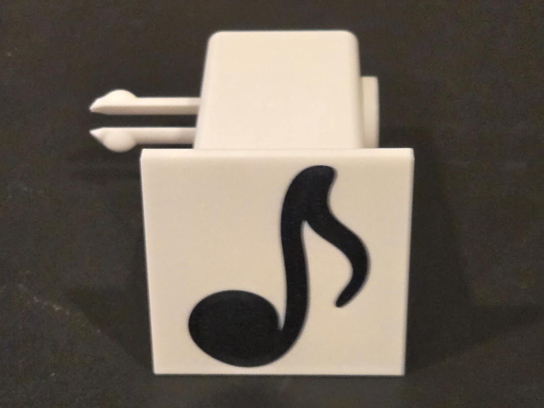 Music Note 2" trailer hitch cover