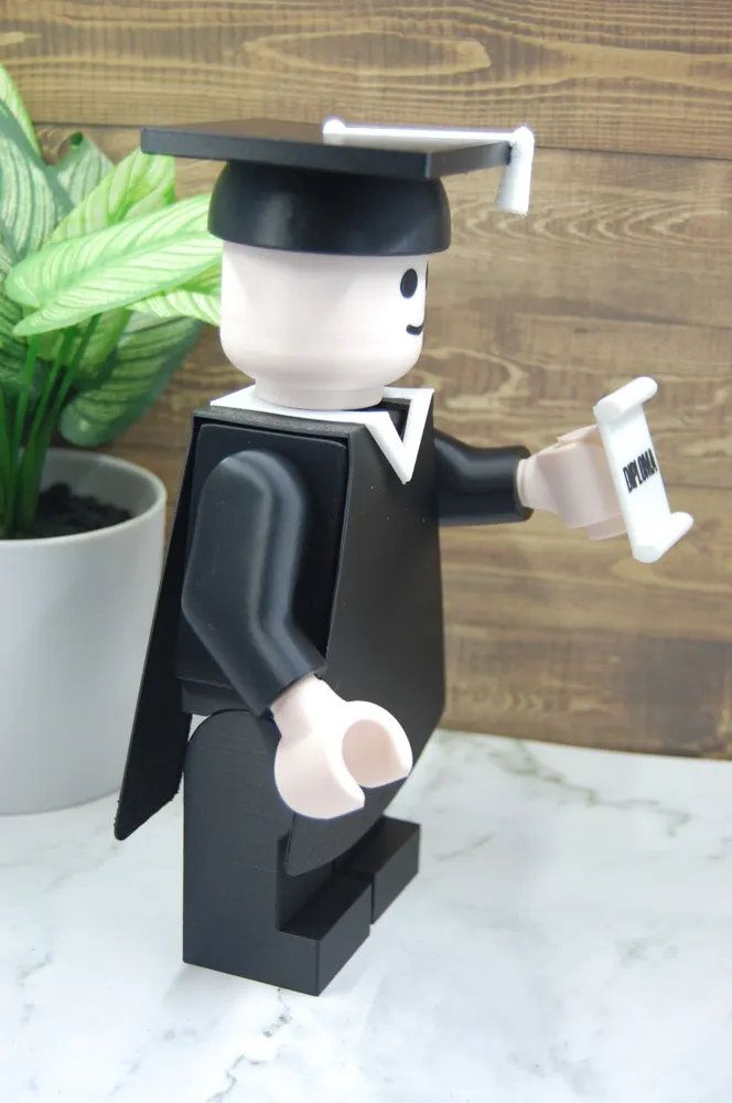 Graduation Brick 500% - Free 3D Print Model - MakerWorld