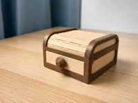 Tambour Box V2 - Brown (0.2mm layer, 2 walls, 15% infill)