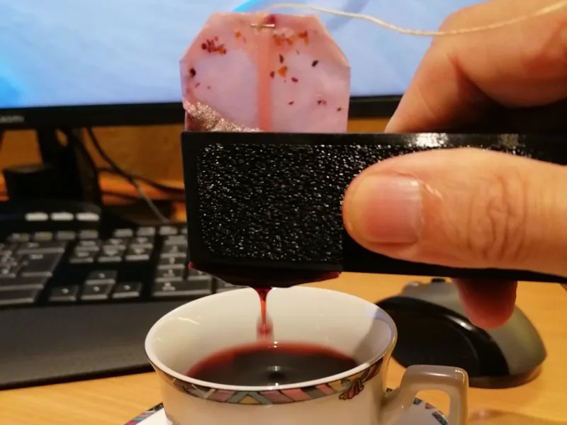 Teebeutelzange