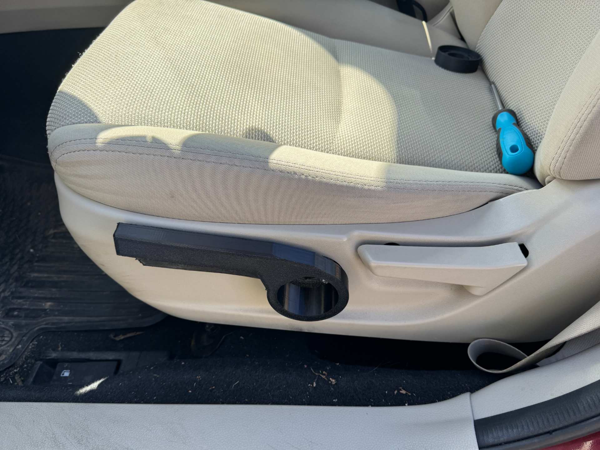 Car Seat Adjustment Lever