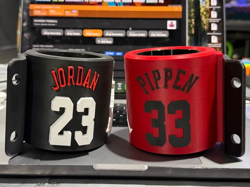 Michael Jordan & Scottie Pippen Beverage Holders