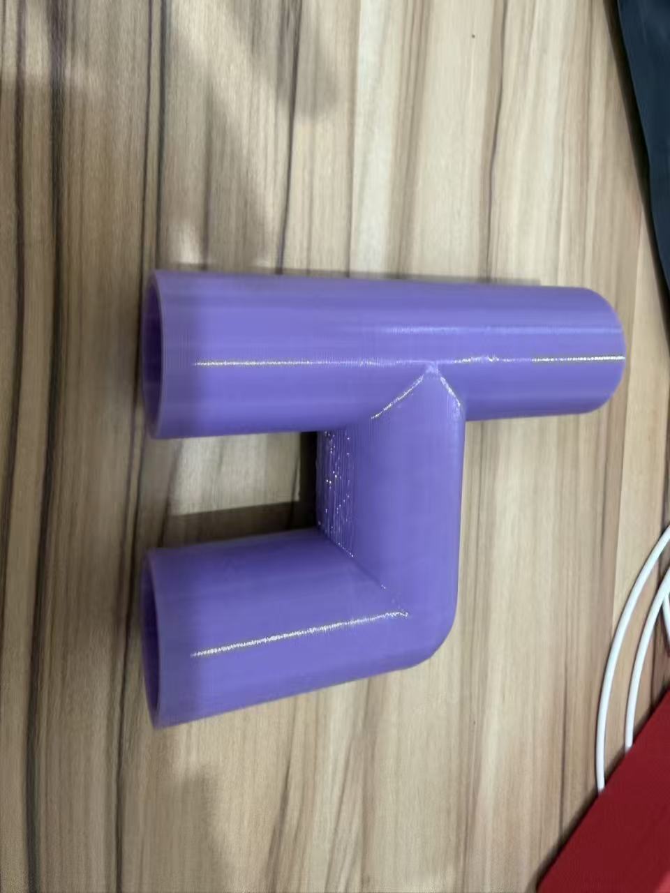 Miniatura 2 do modelo 3D 可定制三通管