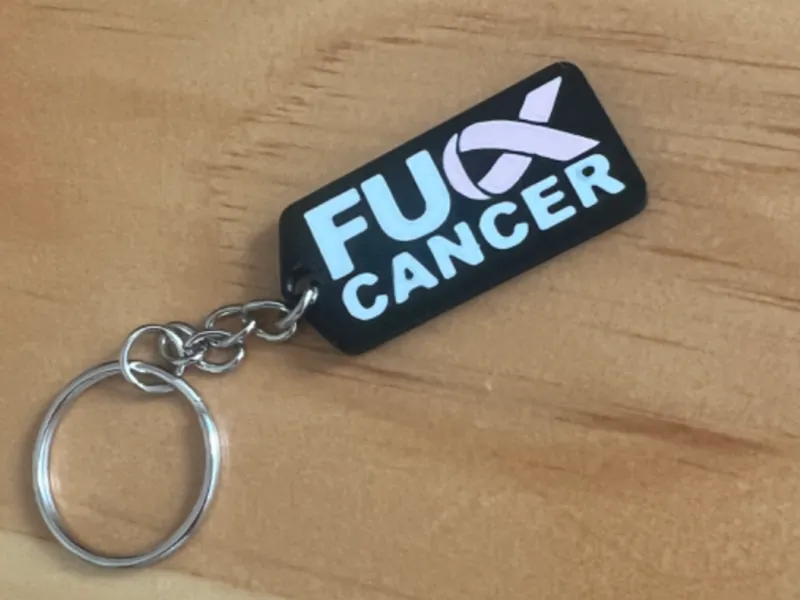 FU Cancer Keychain
