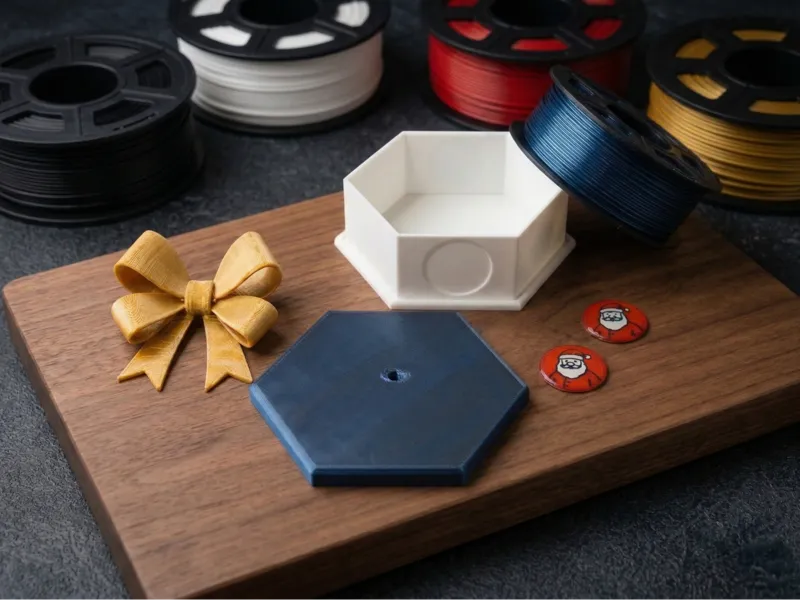 Geschenk-Schatulle mit Geschenkschleife