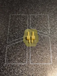 0.08mm layer, 2 walls, 15% infill No Supports