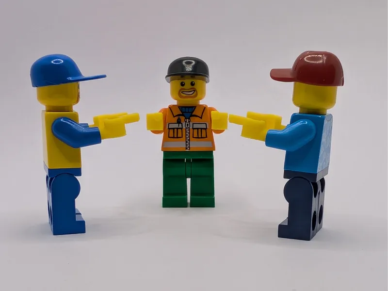 Pointing Gesture Hands for LEGOs Minifigures