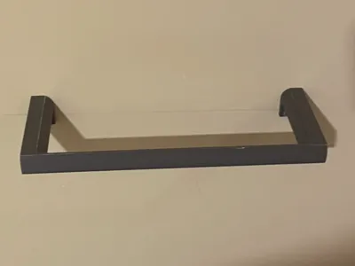 Towel hanger thicker screw holes more depth