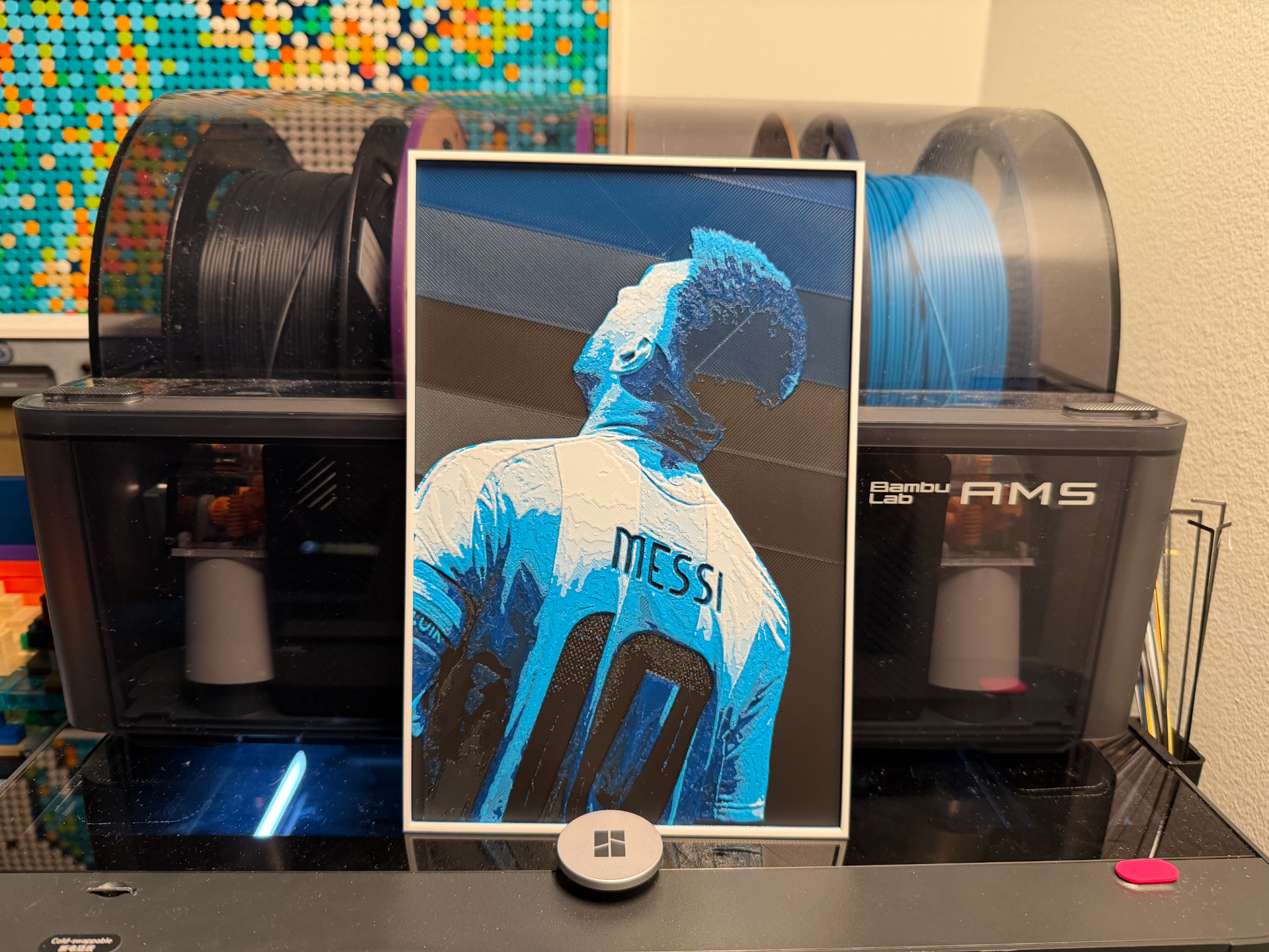 Lionel Messi Argentina HueForge
