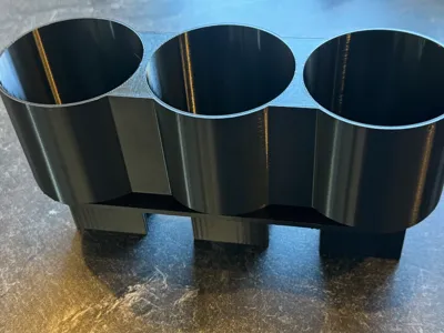 Drink holder for pull-along wagons - triple