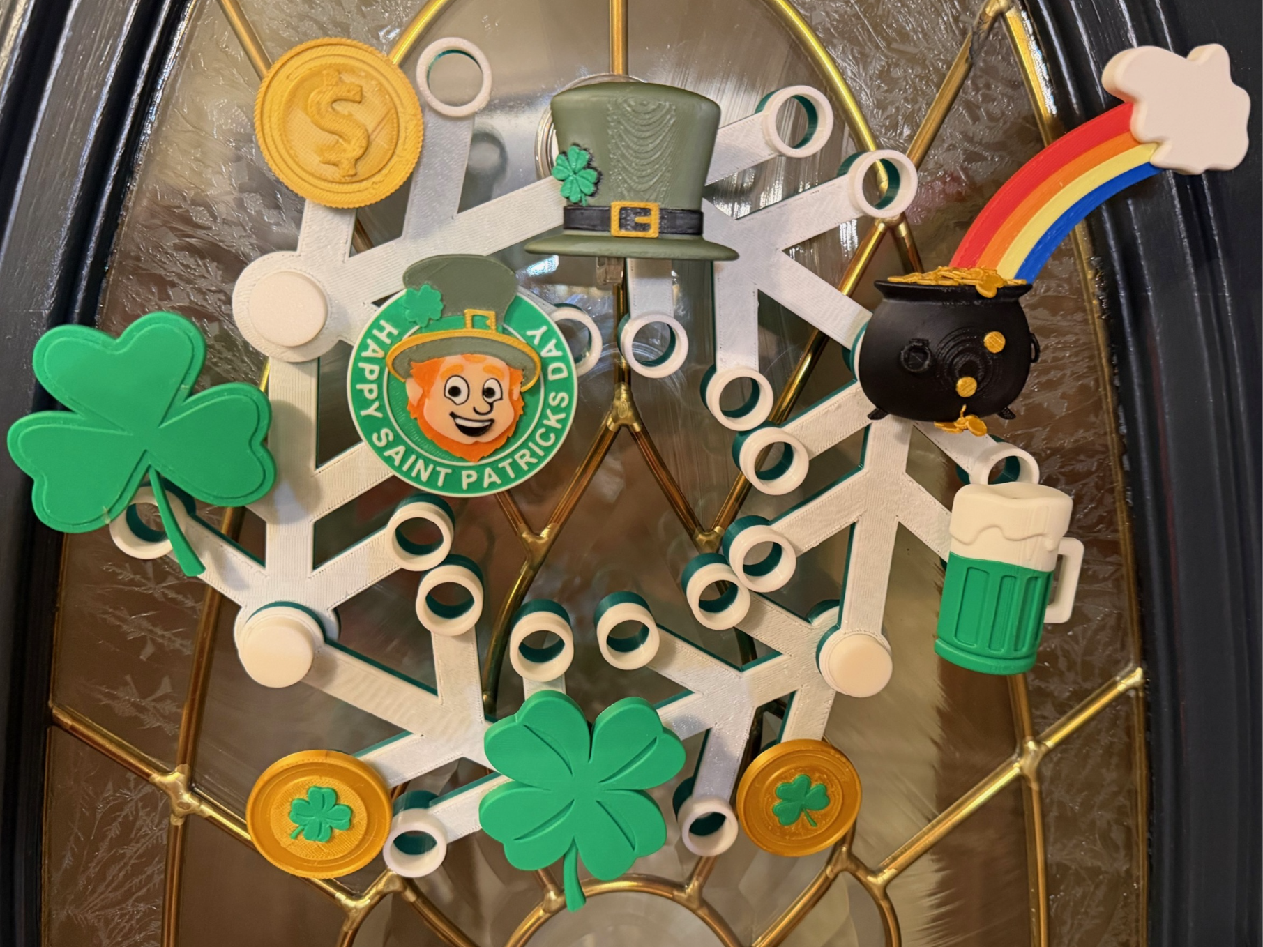 Saint Patrick's Day Brick Wreath