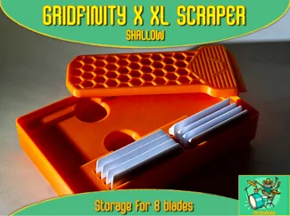 GRIDFINITY X XL-SCRAPER shallow tray