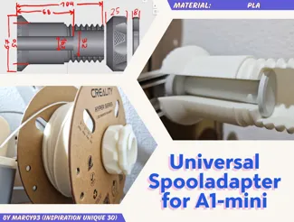 Universal Spool Adapter A1-mini perfect fit
