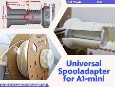 Universal Spool Adapter A1-mini perfect fit