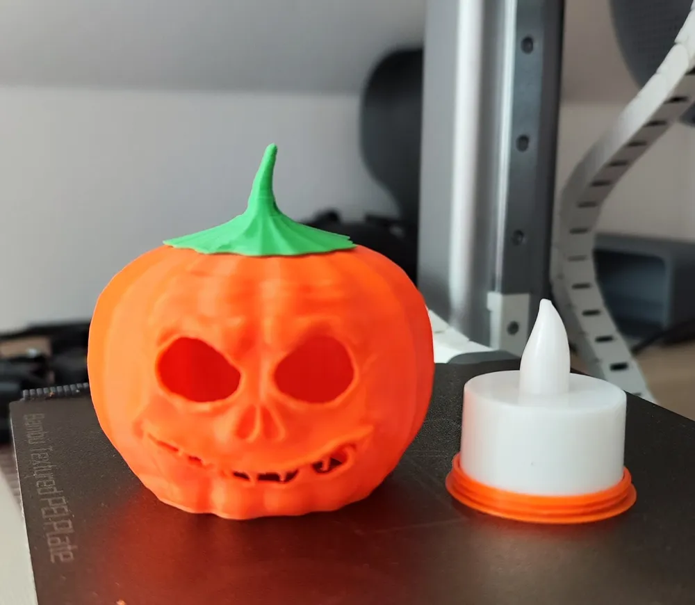 Glowing pumpkin Lantern - Free 3D Print Model - MakerWorld