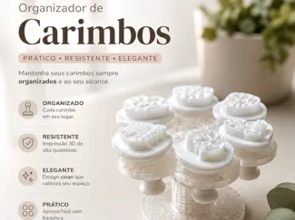 Organizador de Carimbos de Brigadeiros