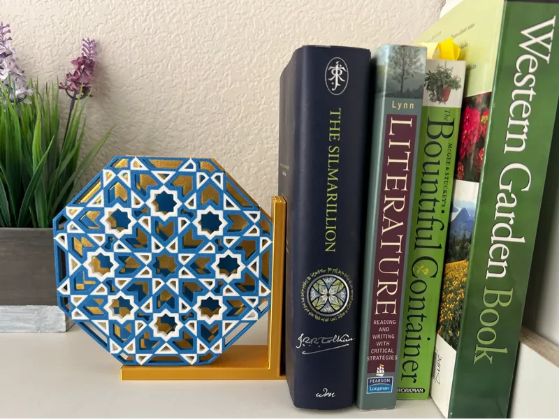 Modular Bookend System with Two Included Inserts