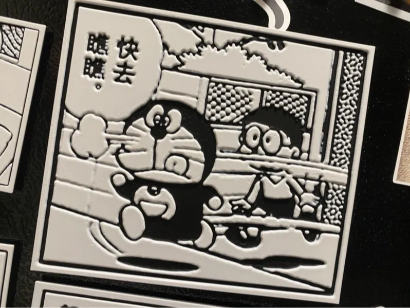 哆啦A梦3D浮雕