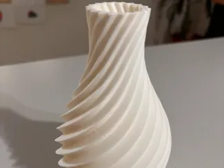 Vaso a spirale - design - per fiore singolo