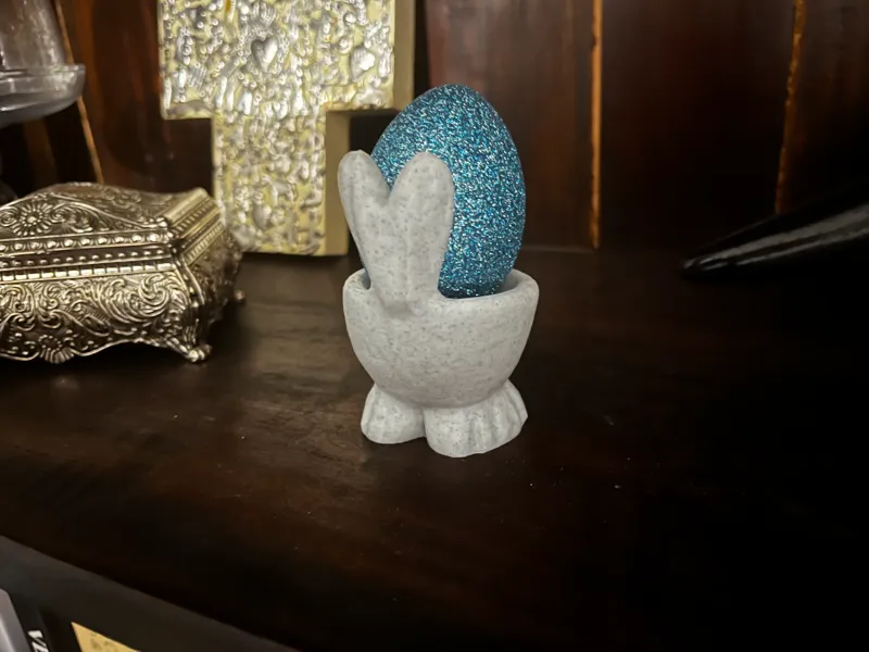 Cute Easter Rabbit Egg Holder with Ears