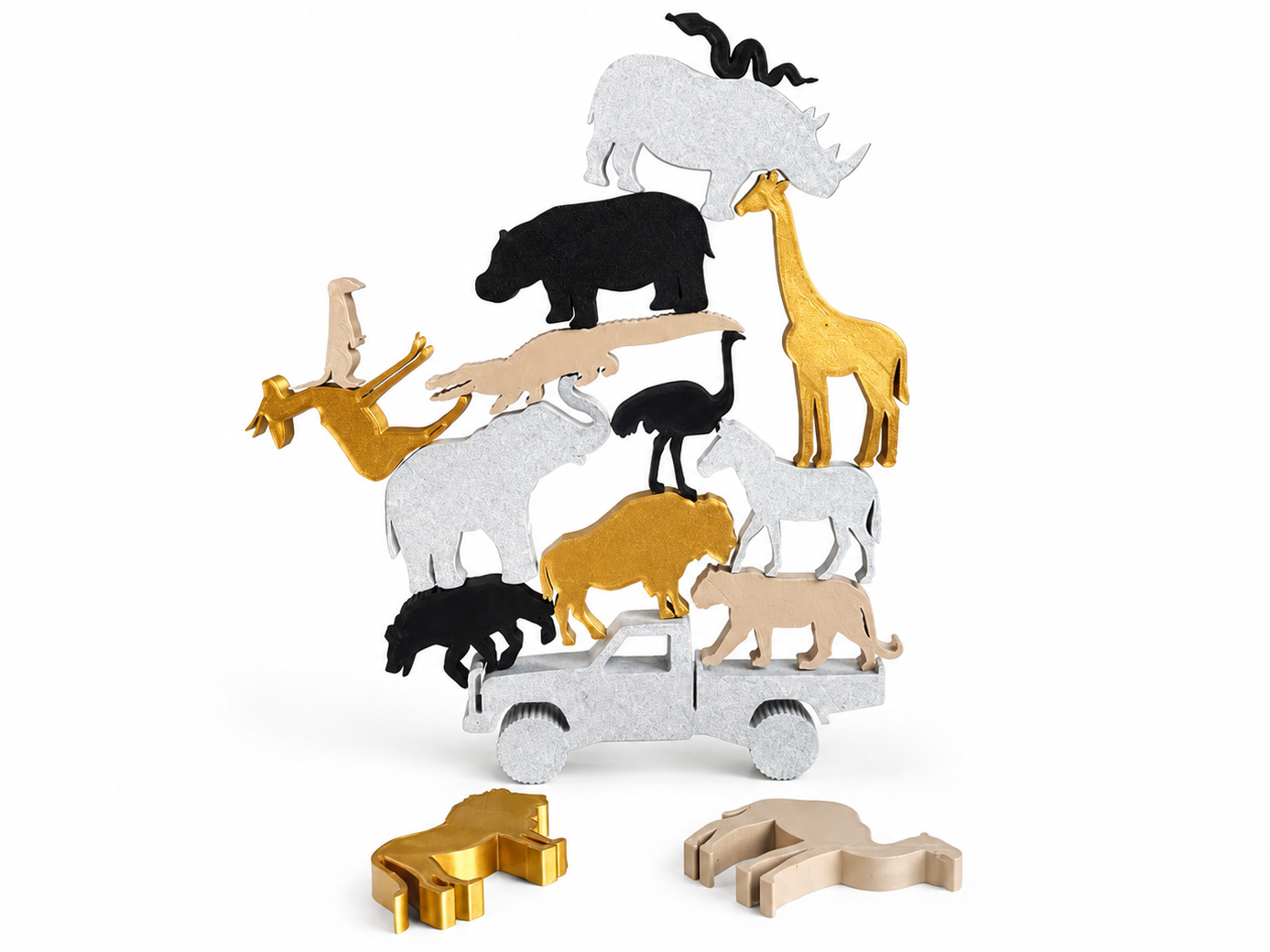 Safari Animal Balancing & Stacking Game