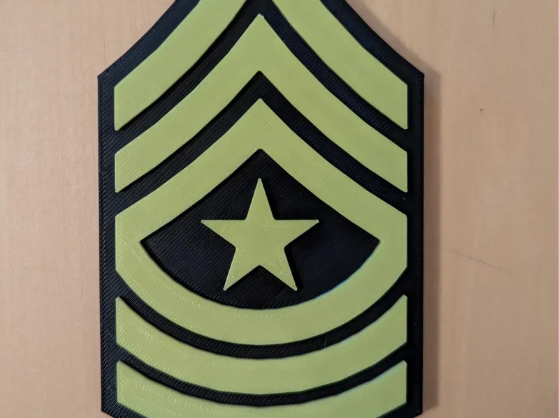 ARMY Sergeant Major E9 Rank