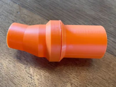 Swiveling vac adapter : Festool tool <-> 35mm hose