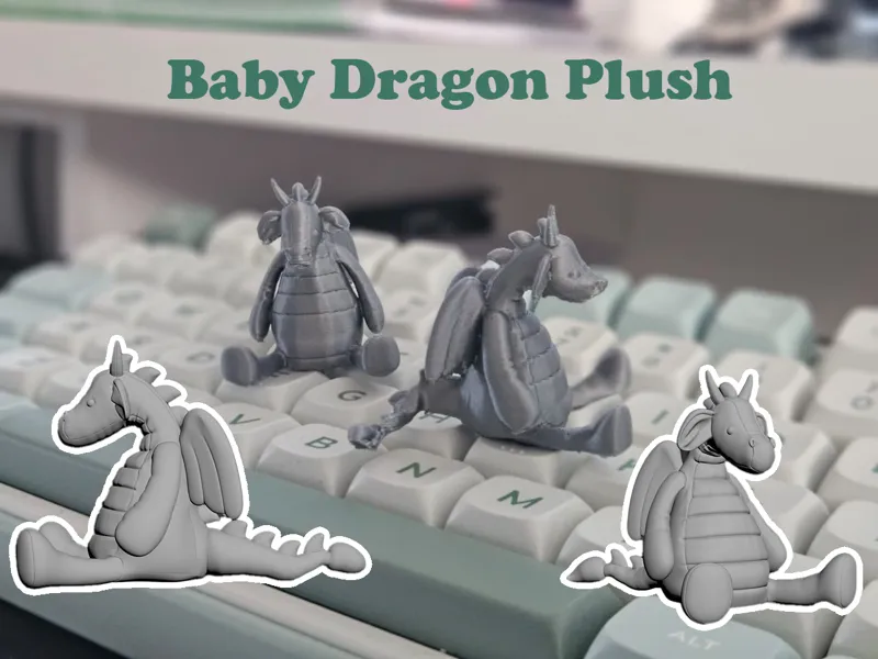 Baby Dragon Plush – Cute Fantasy Companion