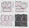 9cm cutters (set of 14 , for A1mini too)