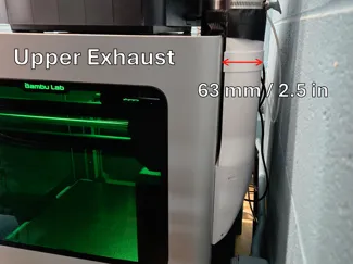 H2D Detachable Exhaust for Narrow Spaces
