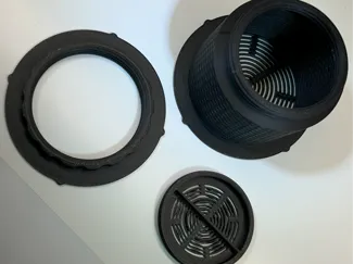 Desiccant container for Tecbears spools