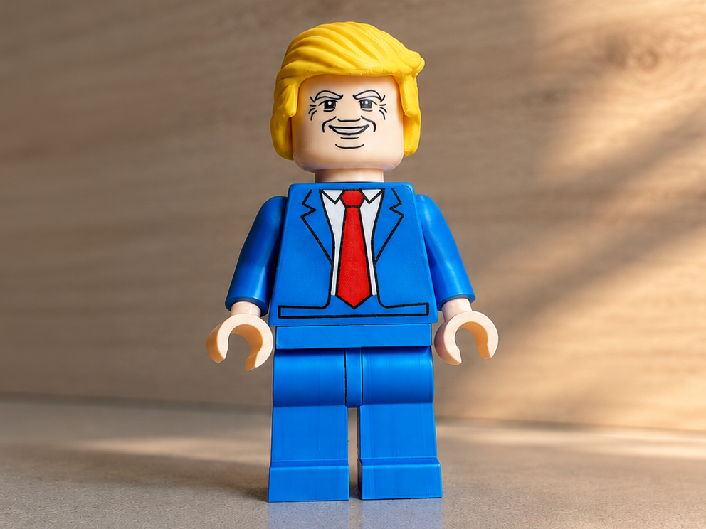 Brick man Donald Trump 20cm