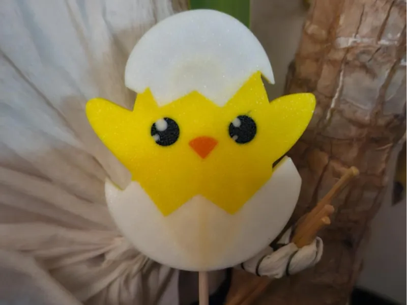 Easter chicken on stick
