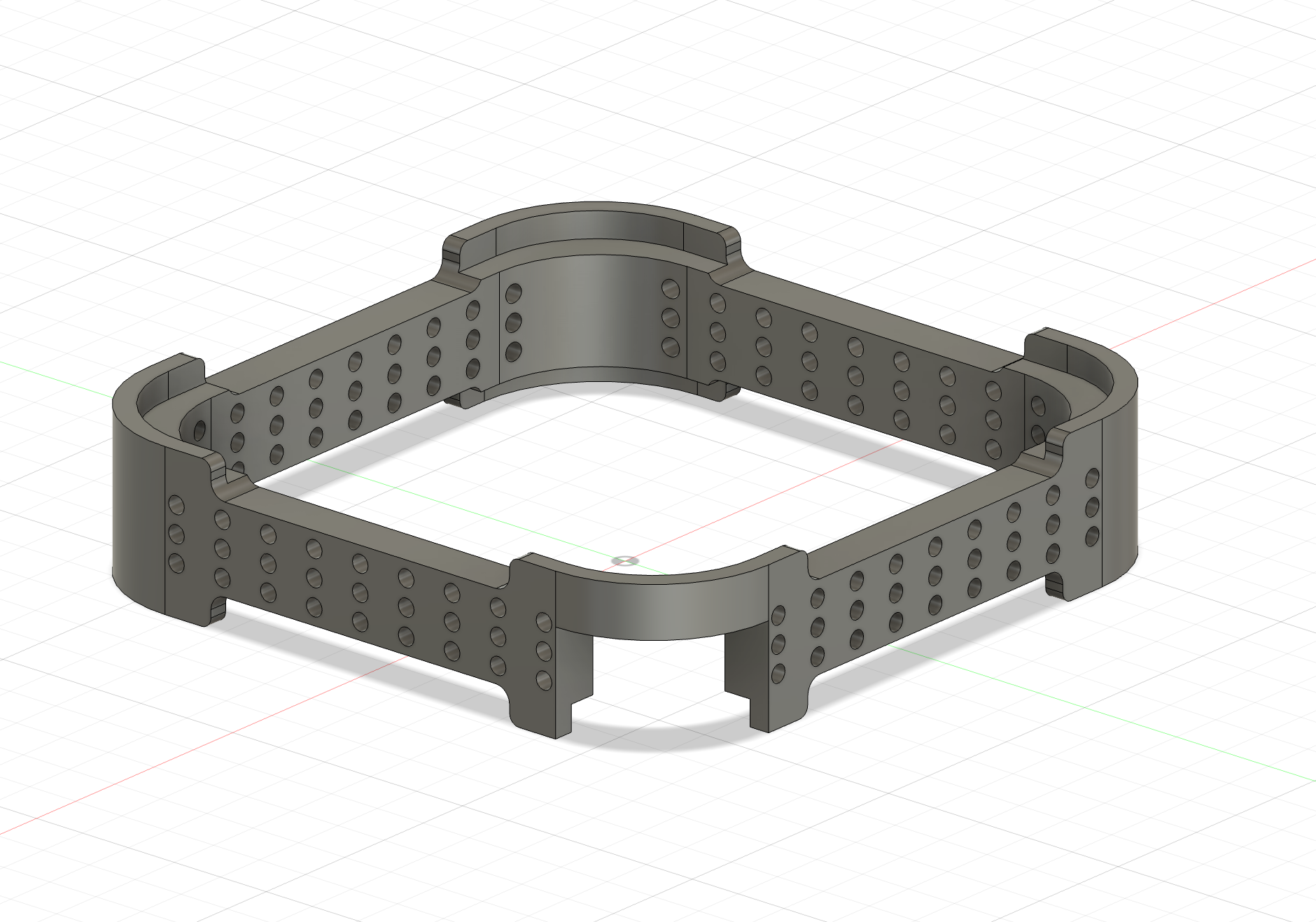 Miniatura 1 do modelo 3D Mac mini M4 散热支架，堆叠支架