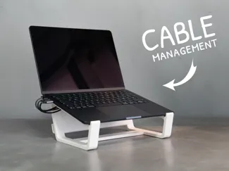 LAPTOP STAND (With cable management)