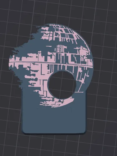 A1 faceplate: Death star