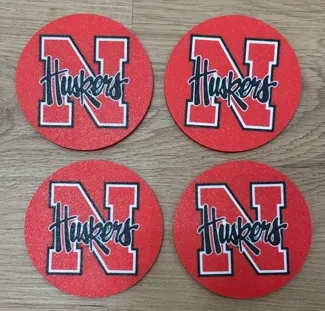 Huskers Coasters