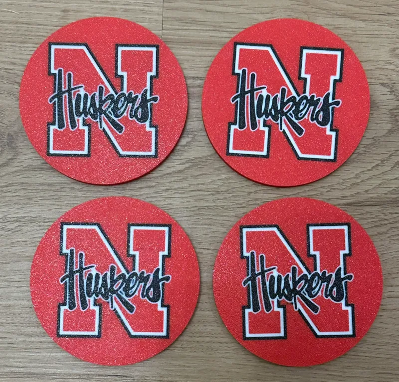 Huskers Coasters