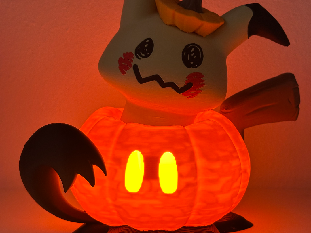 Mimikyu Halloween Pumpking Lamp LED-001 - 1