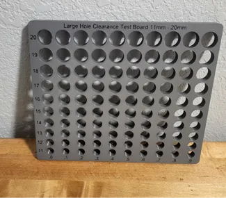 Large Hole Clearance Test Board