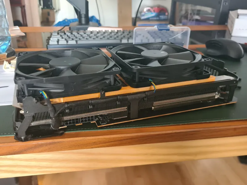 ASUS Tuf RX 6900 XT 2x 120 mm fan Mod / Deshroud