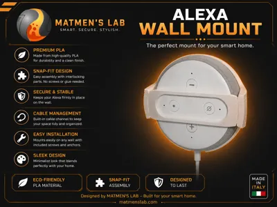Alexa wall mount V2
