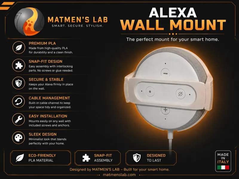 Alexa wall mount V2
