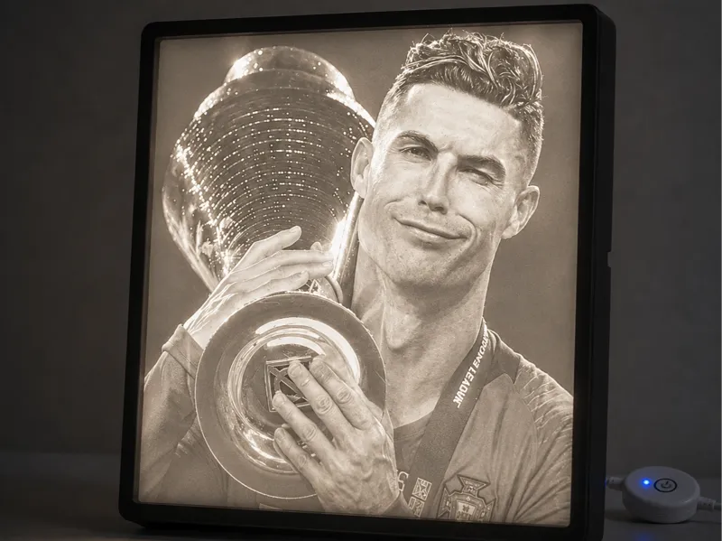 litofania Cristiano Ronaldo (cr7)