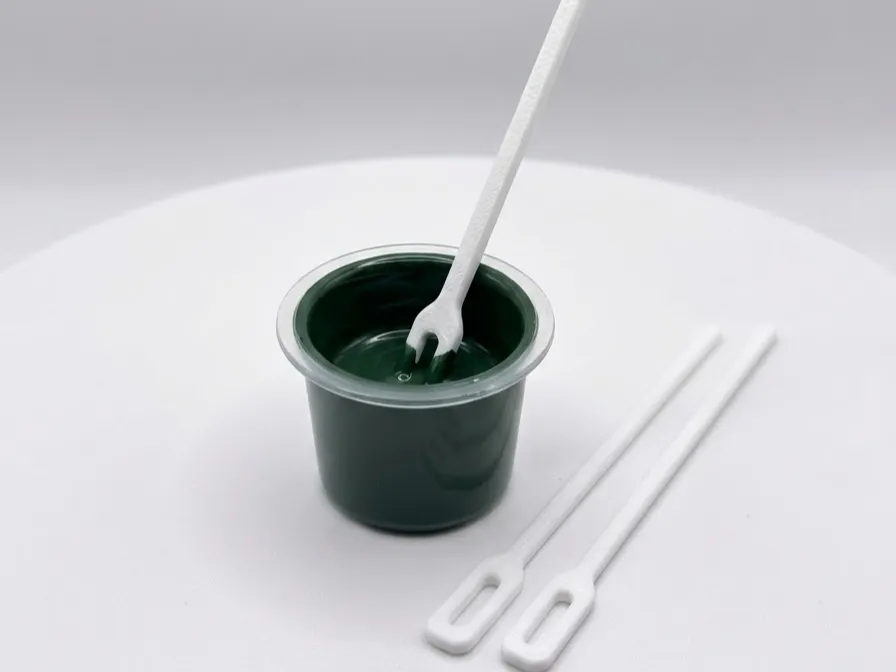 Letrero o emblema decorativo: Airbrush Paint Stirrers (Print 100 in 1 Hour!). Referencia del modelo original.