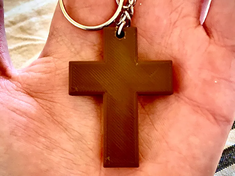 Cross Keychain